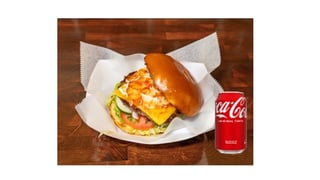 The MELT Burger & Coca-Cola Can