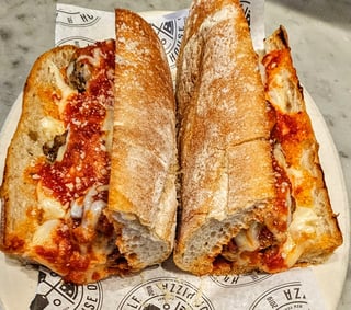 Meatball Parmigiana Hero