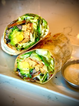 BBQ Chopped Chickun Salad Wrap