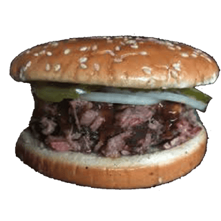 Chopped Brisket Sandwich