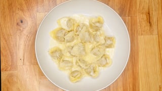 Chicken Ravioli Crema Parmigiano