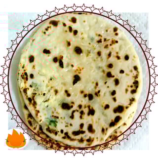 8. Paneer Kulcha - Indian Flat Bread Cheese
