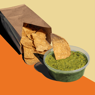 8oz Guacamole and chips