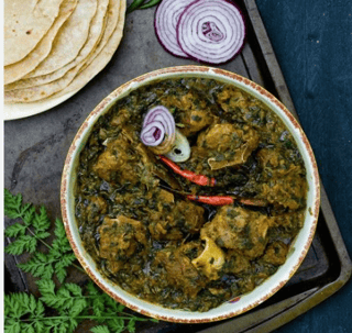 Methi Malai Lamb Masala