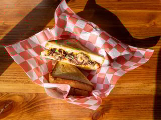 Brisket Grilled Cheese w/ Chips