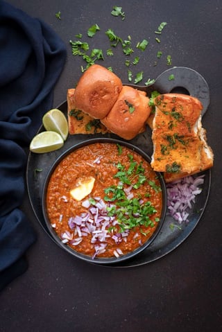 CHEESE PAV BHAJI