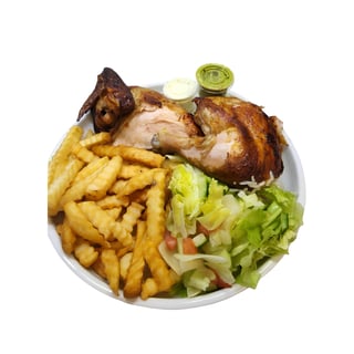 1/2  Chicken + 2 SIDES 