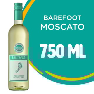 Barefoot Moscato - White Wine from California - 750ml Bottle