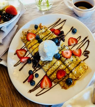 Mixed Berry Crepes