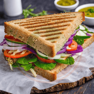 Crunchy Delight sandwich (Veg)