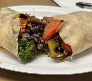 Grilled Veggie Burrito