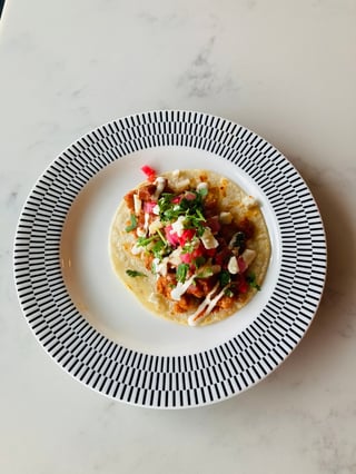 Roasted Harissa Cauliflower Taco