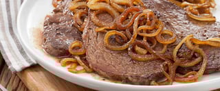 Sirloin Steak with Onions