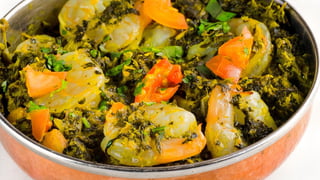 Shrimp Saag- gluten free