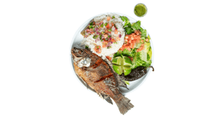 Fried Fish ( Whole Tilapia) + 12oz Coke