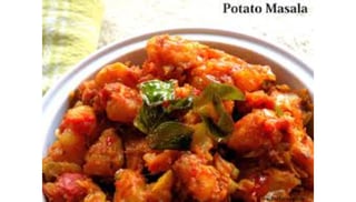 Potato Masala -Spiced Potato & curry leaves ,Bowl Vegan, Gluten free