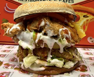 Double Chicken Zinger & Crinkle Fries