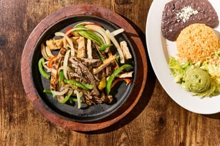 CHICKEN & BEEF FAJITAS