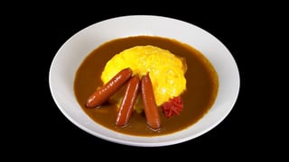 Omelet Sausage Curry
