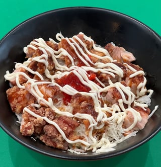 NEW Karaage Donburi w/house katsu sauce