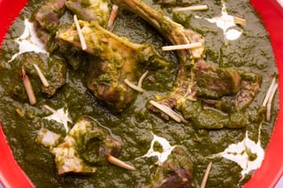 Goat Saag- gluten free ( halal)