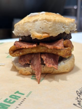 BIG MAMA'S SAUSAGE BISCUIT SANDWICH