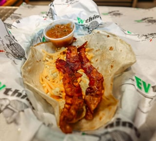 Bacon Egg and Cheese Taco