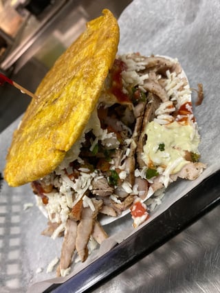 Patacon Chorizo al Grill/Grilled Sausage