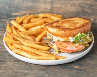 Maddie Melt Veggie with Fries