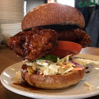 SpiSeattle Chicken Sandwich (mild-moderate Seattle spicy)