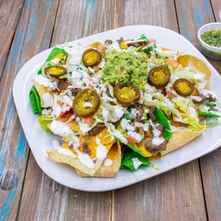 El Primo Special Super Deluxe Steak Nachos Cheese