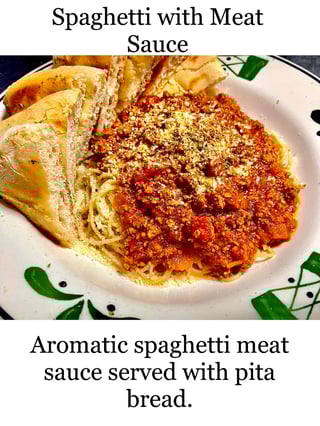 Spaghetti w/meat sauce