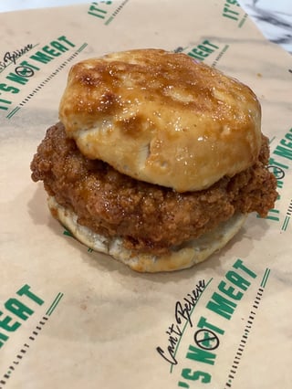 HONEY BUTTER CHIK'N BISCUIT SANDWICH