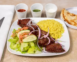 Lamb Kebab Platter