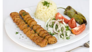Chicken Lula Kebab Plate