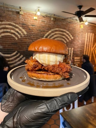 Fried Chicken Sundae