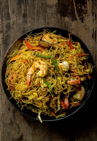 Singapoor Style Curry Noodles ( Large ) * NEW ITEM * MUST TRY *