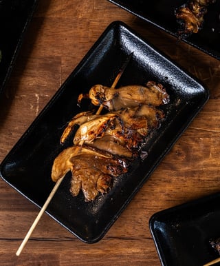 Oyster Mushroom Kushiyaki