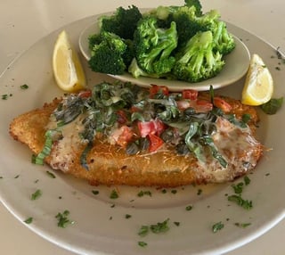 PARMESAN ENCRUSTED GROUPER