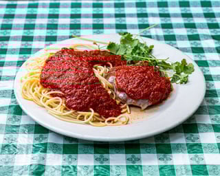 One Chicken Parmigiana