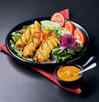 Chicken Satay Salad