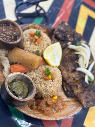 Cep Jeen Bou Wekh /White Djollof and Fish