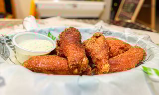 6 Texas Size Wings w/ Small Fries
