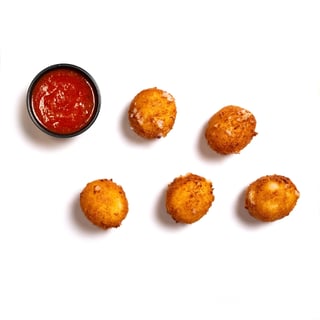 Risotto Balls + Red Sauce