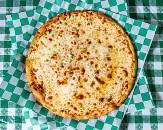 Three Cheese White Pizza