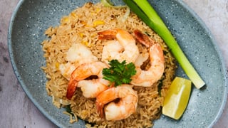 (L) Thai Fried rice (V)