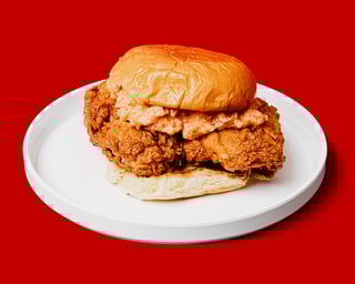 Jongga Kimchi Chicken Sandwich