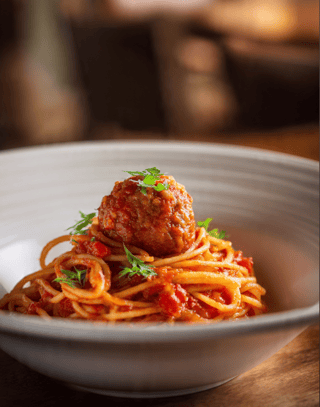 Kids Spaghetti and Meatball (Family Favorite)
