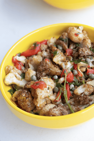 Mediterranean Cauliflower Salad