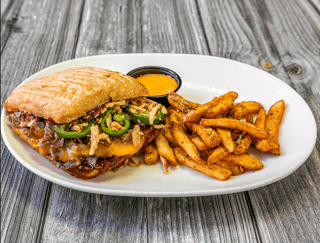 Spicy BBQ Steak Sandwich